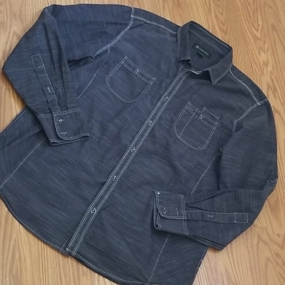Inc long sleeve‎ shirt lg